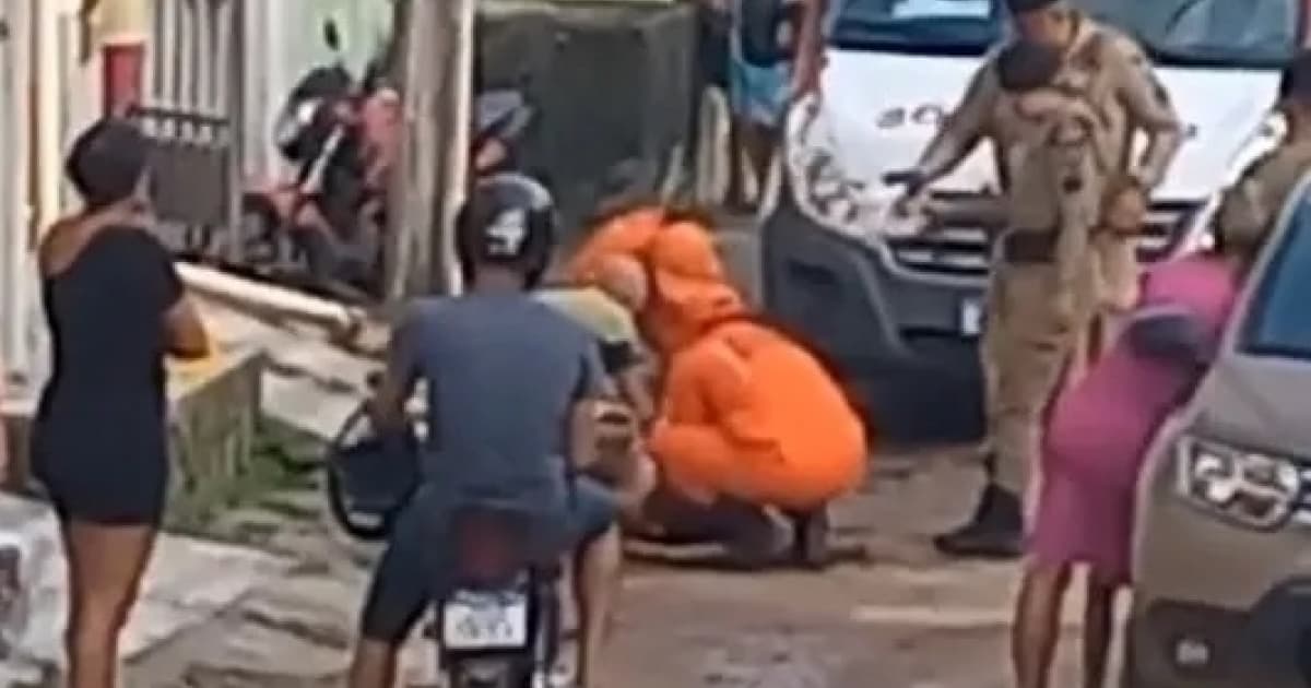 Homem é preso em flagrante após empurrar companheira de prédio na Bahia