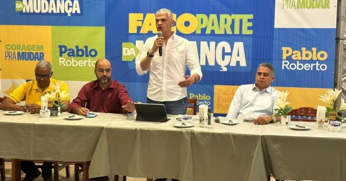 Pablo Roberto oficializa pré-candidatura em Feira e afirma contrapor o próprio grupo político