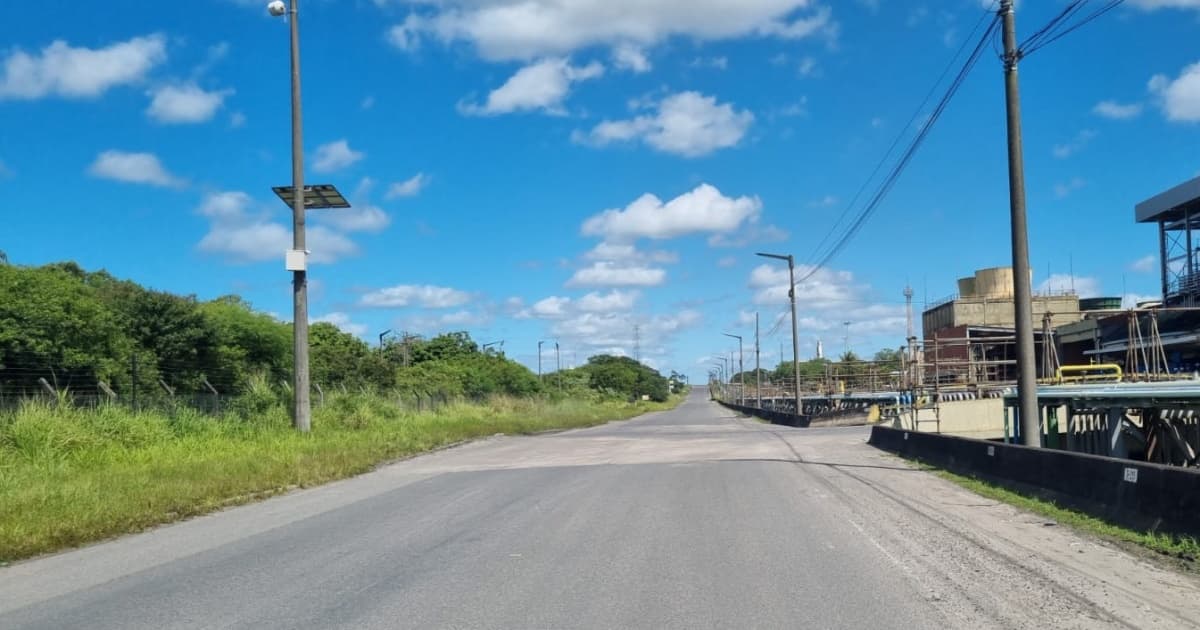 Vias do Polo Industrial de Camaçari passarão por restauração em mais de 40 km de extensão