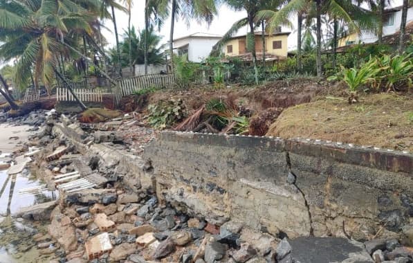 Prefeitura baiana decreta emergência após estragos causados por avanço do mar 