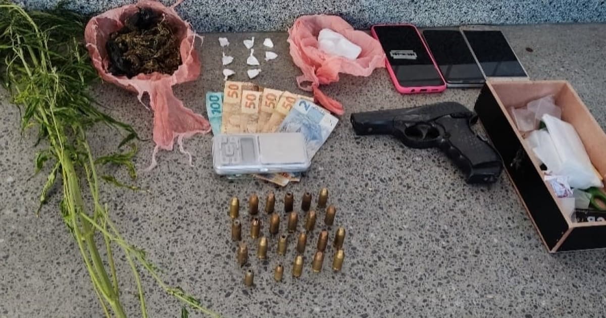 Polícia detém suspeito por tráfico de drogas em Cravolândia