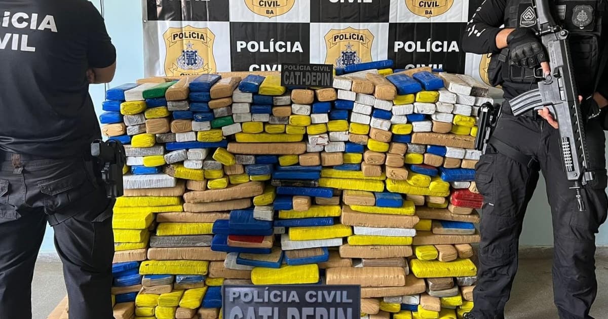 Polícia apreende caminhão-baú com 600 kg de maconha na BR-030