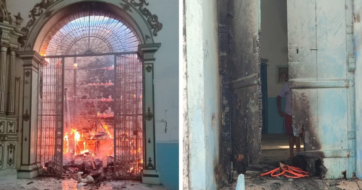 Após incêndio, Secult anuncia convênio emergencial para promover reparo em Igreja Matriz de Valença 