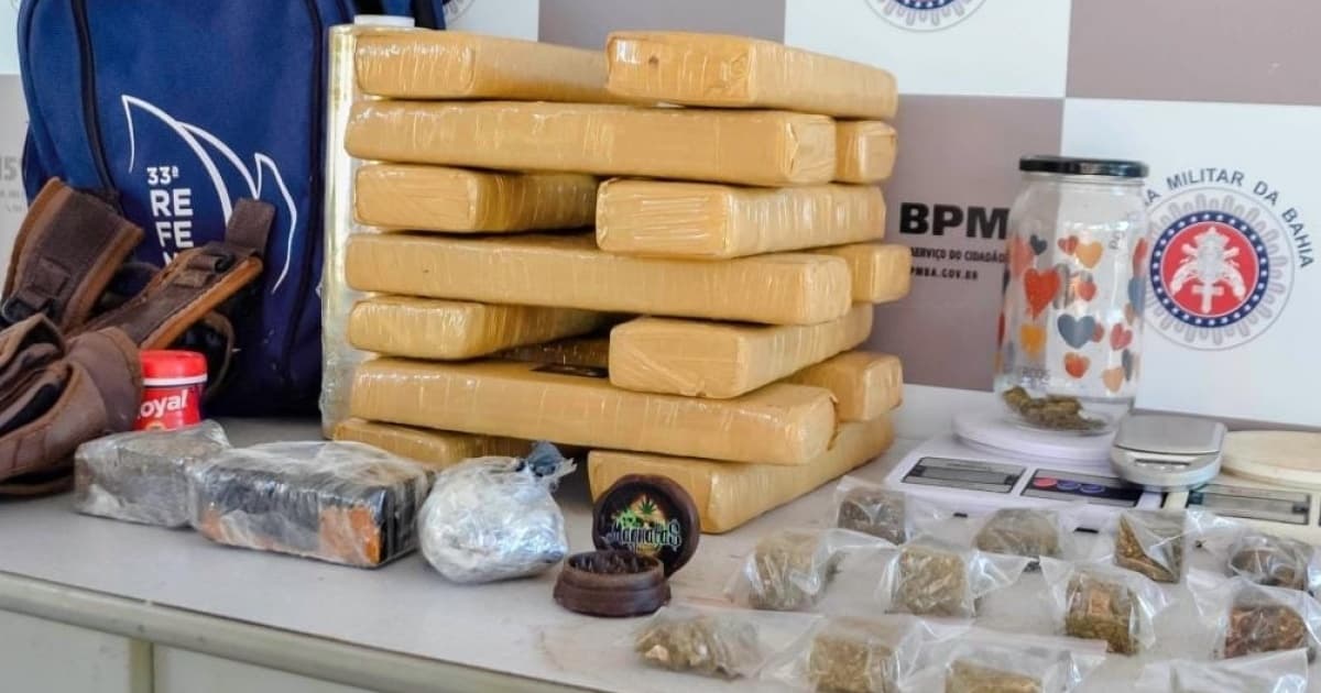 Operação da PM apreende 16kg de drogas em Itabuna