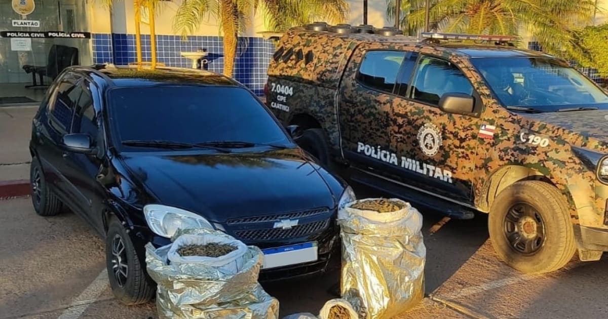 Polícia apreende 28 kg de maconha em Uauá