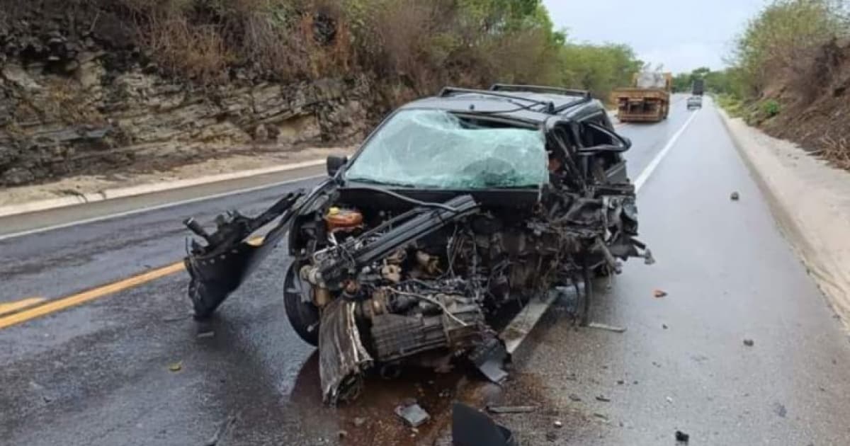 Homem morre em colisão com carro de vereador baiano; edil também se envolveu em acidente há 9 meses