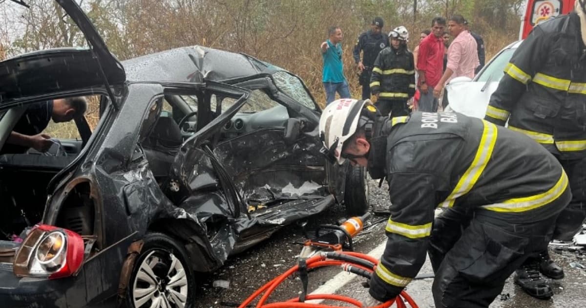 Colisão deixa 6 feridos em trecho de serra na Bahia; bebê, que estava em cadeira, saiu ileso