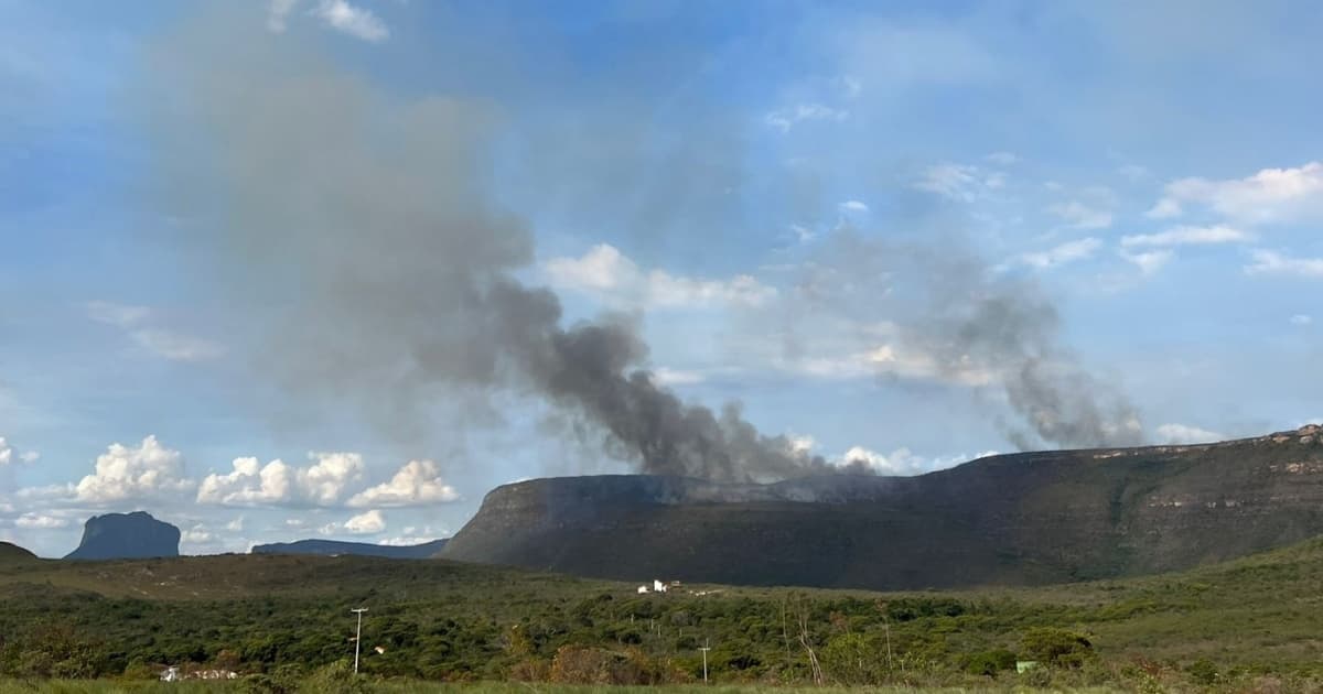Focos de incêndio atingem pontos na região da Chapada Diamantina