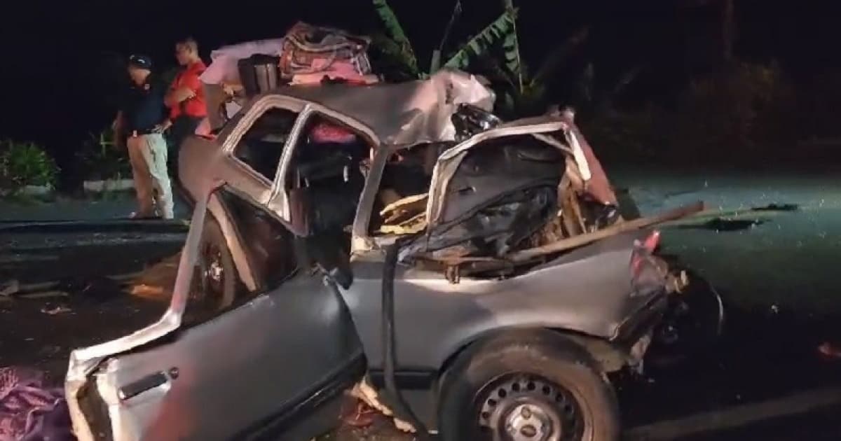 Acidente deixa uma pessoa morta e cerca de 3 feridos no sul da Bahia 