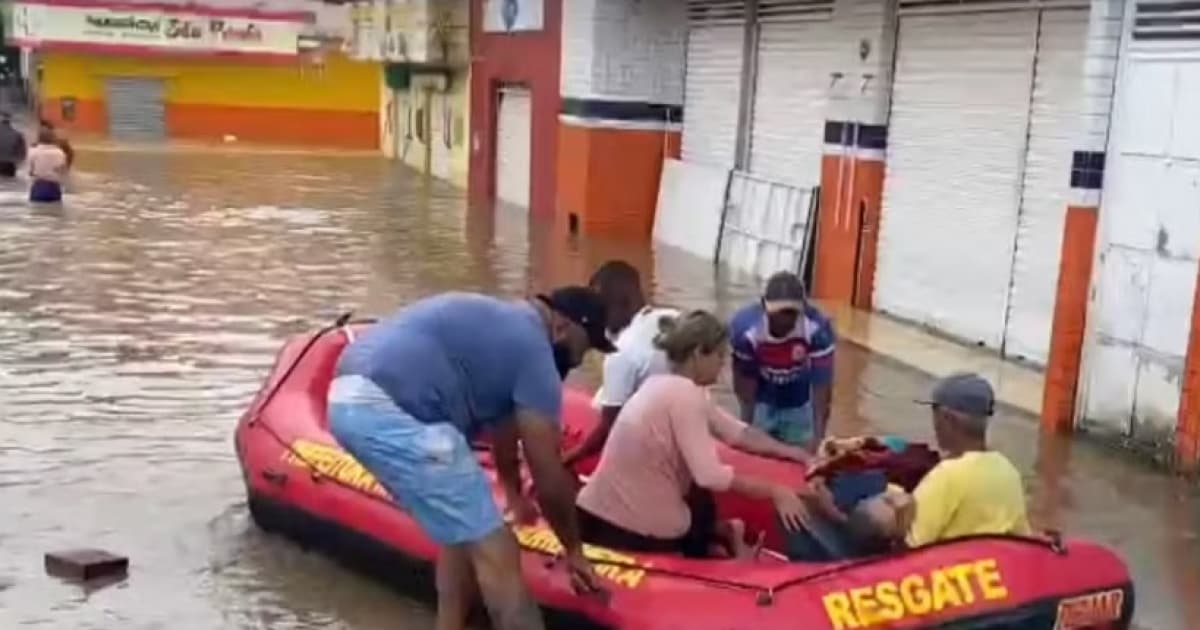 Cidade do Sudoeste baiano decreta situação de emergência; mais de 100 famílias estão desalojadas