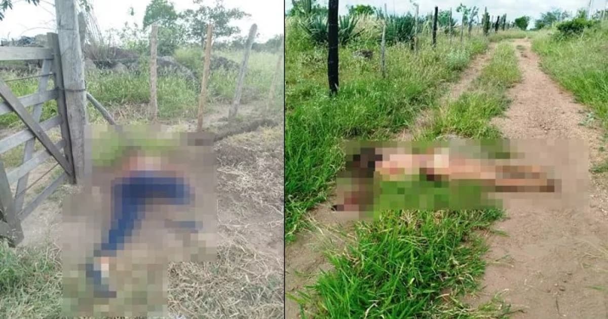 Jovem e homem são achados mortos em zona rural do interior baiano