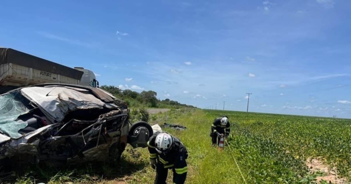 Dois morrem e um fica ferido em acidente no Extremo Oeste baiano 