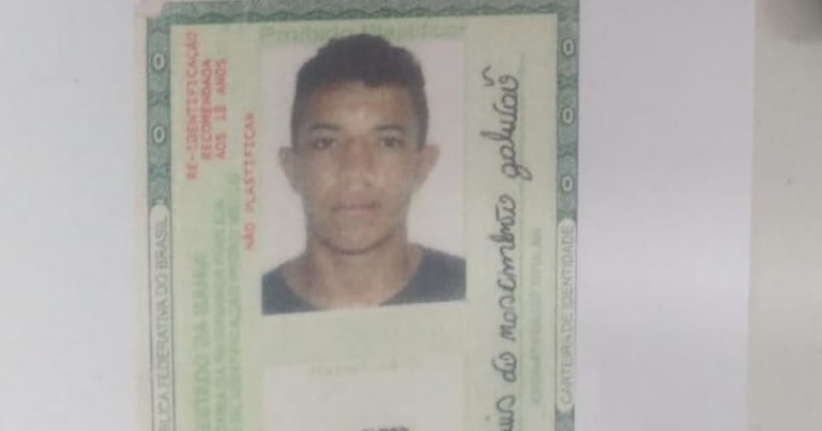 Jovem desaparecido é encontrado morto no Vale do Jiquiriçá