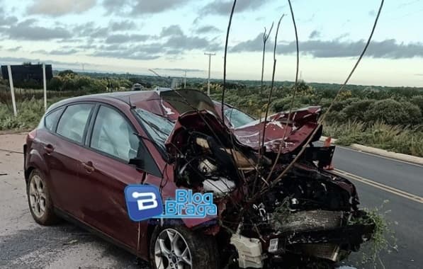 Colisão entre carro e motocicleta deixa dois mortos em Cafarnaum