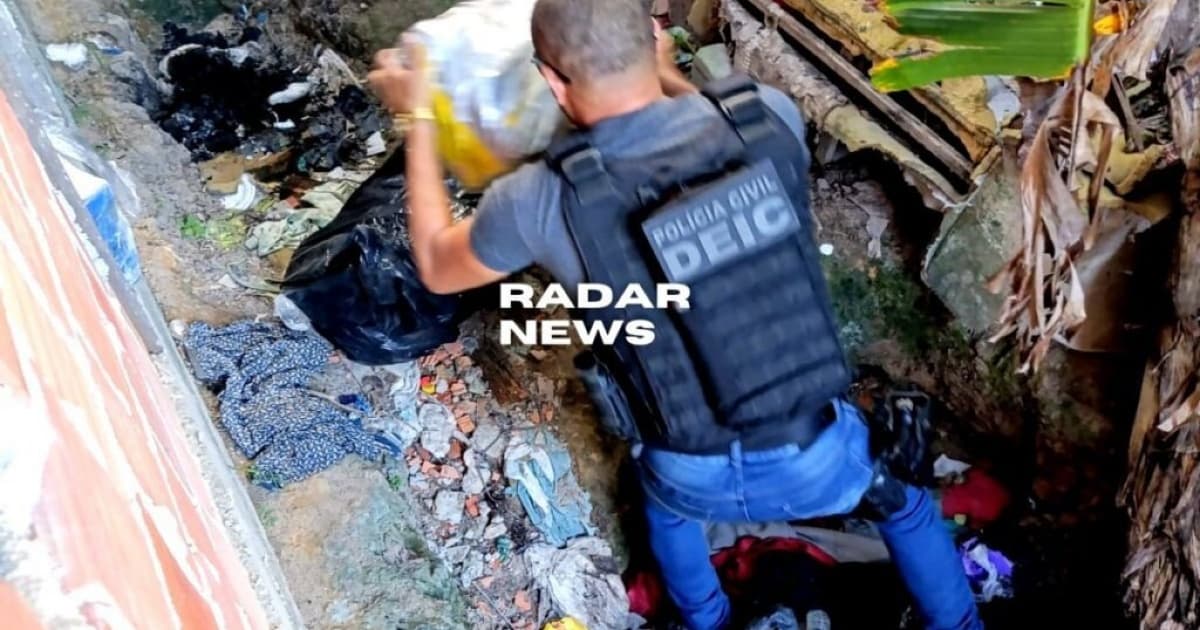 Operação policial apreende R$ 500 mil em drogas em Eunápolis