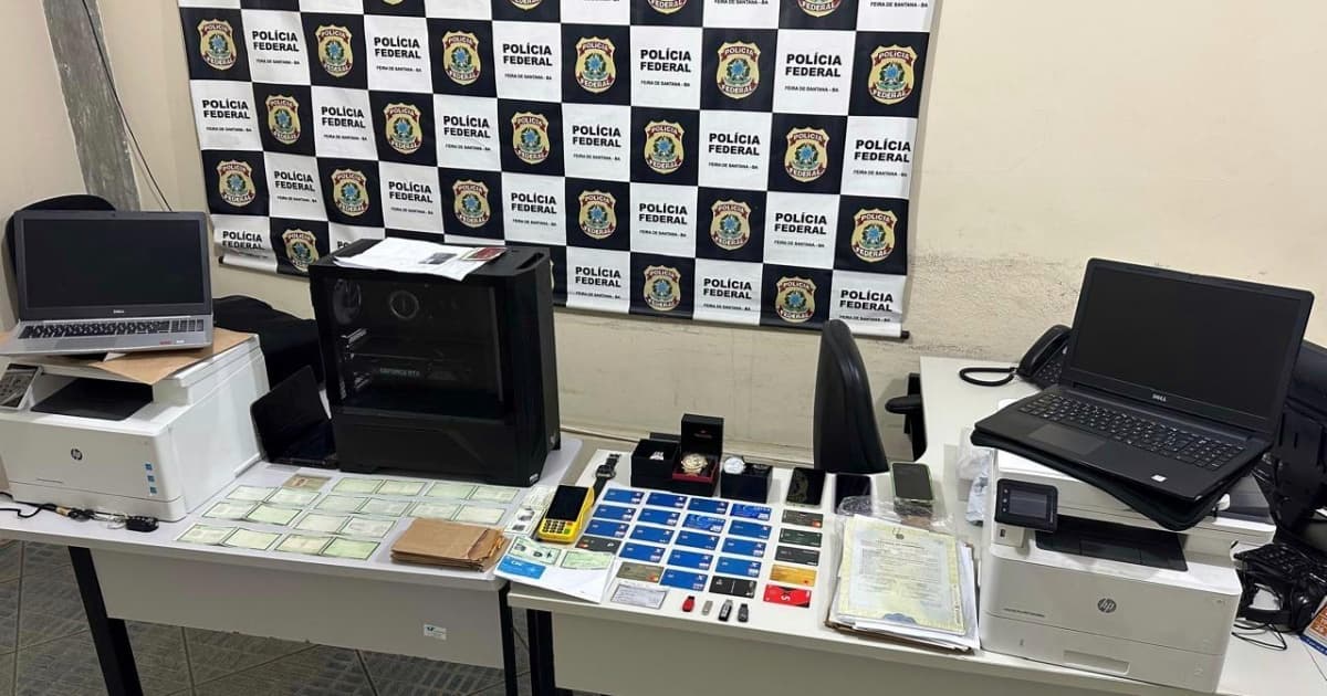 PF deflagra na Bahia operação contra grupo que fraudava Caixa ao alterar dados de carteiras de identidade