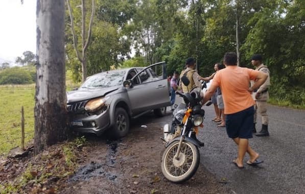 Ex-prefeito de Aiquara sofre acidente na BA-647 após avistar cobra no veículo