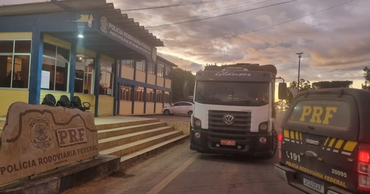 Motorista de caminhão é detido pela PRF por uso de documento falso na Chapada Diamantina