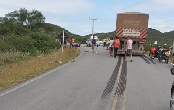 Motociclista morre vítima de colisão com carreta na Bacia do Jacuípe 