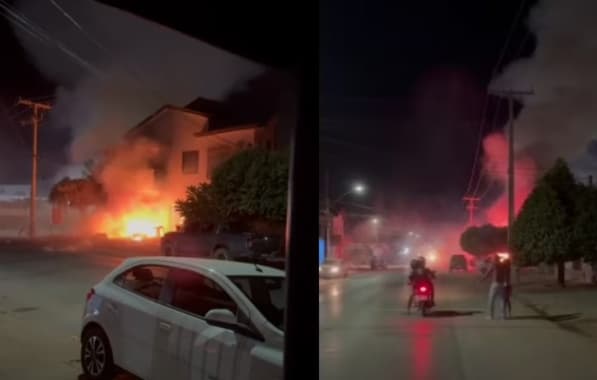 VÍDEO: Barraca clandestina de fogos de artifício explode em Luís Eduardo Magalhães
