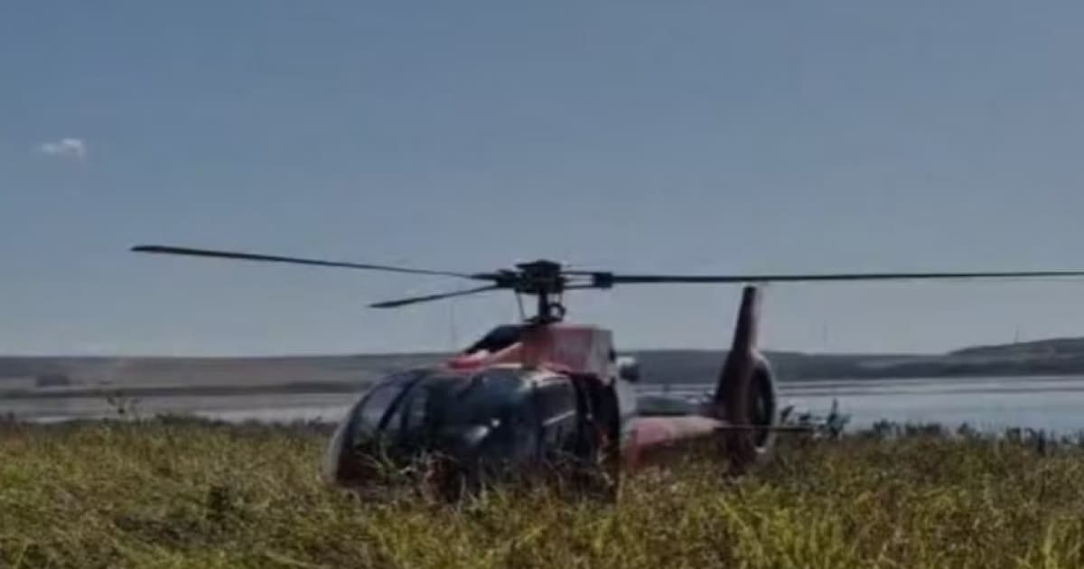 Helicóptero cai em Goiás