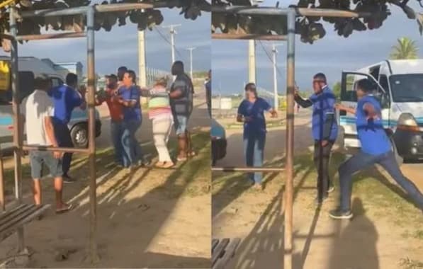 VÍDEO: Motorista é agredido por colega após disputa por passageiro no interior baiano