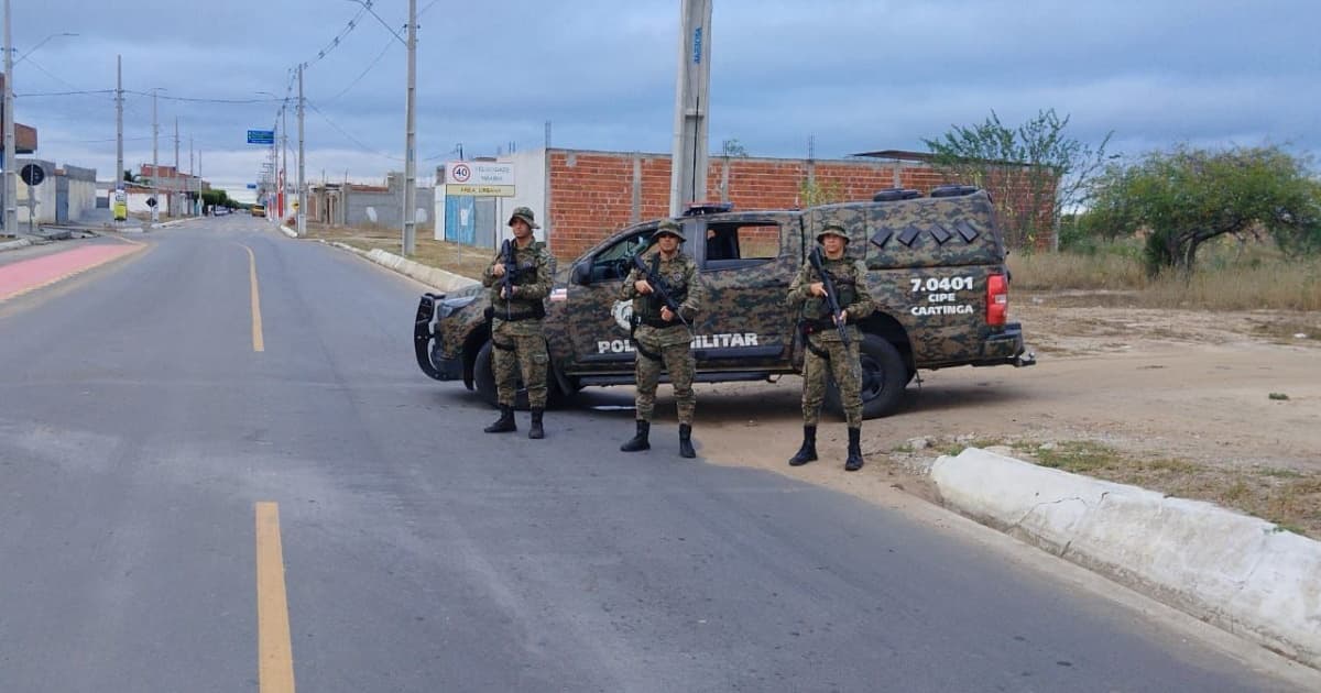 Viatura policial em Capim Grosso