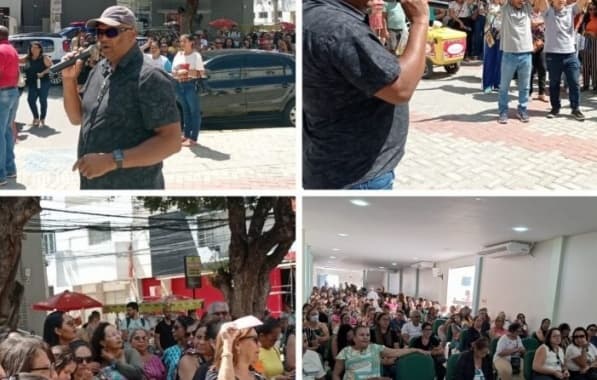 Professores da rede municipal paralisam por 48h em Juazeiro e cobram piso do magistério