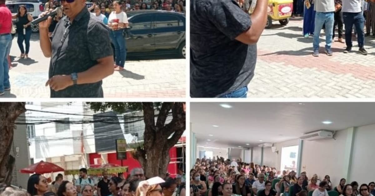 Professores da rede municipal paralisam por 48h em Juazeiro e cobram piso do magistério