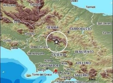 Terremoto de 4,9 graus assusta moradores do sul da Itália