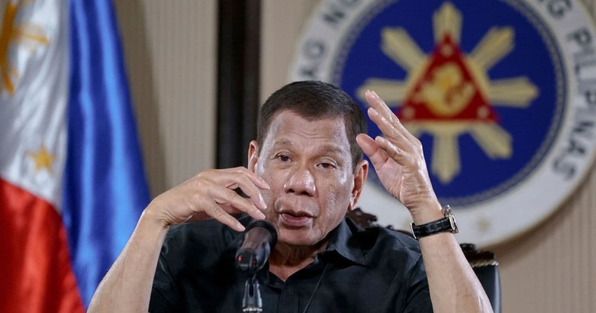 Presidente das Filipinas diz que país não pode reabrir como Brasil e EUA fizeram