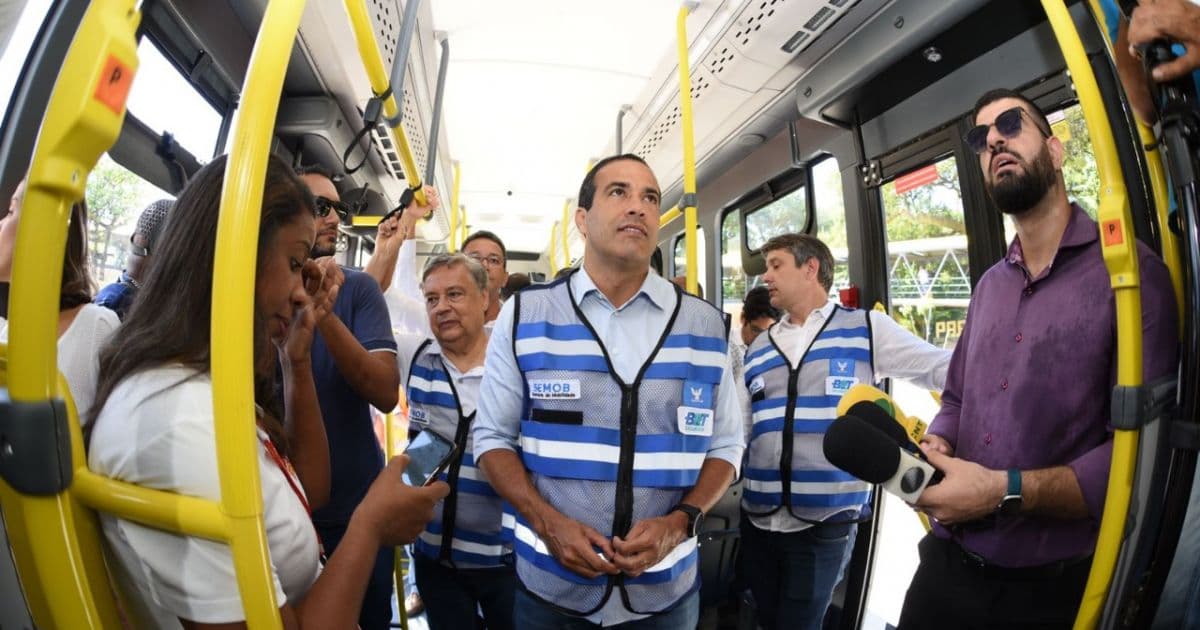 Bruno Reis anuncia gratuidade nos ônibus de Salvador no dia da eleição