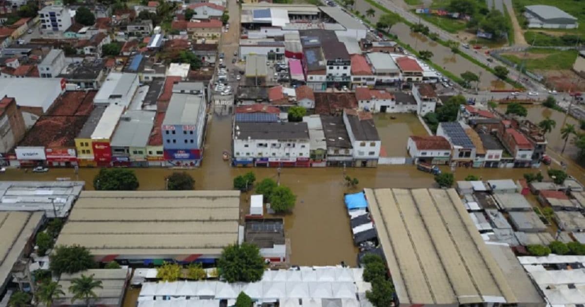Atingidos por chuvas na Bahia são mais de 188 mil; 92 municípios foram afetados