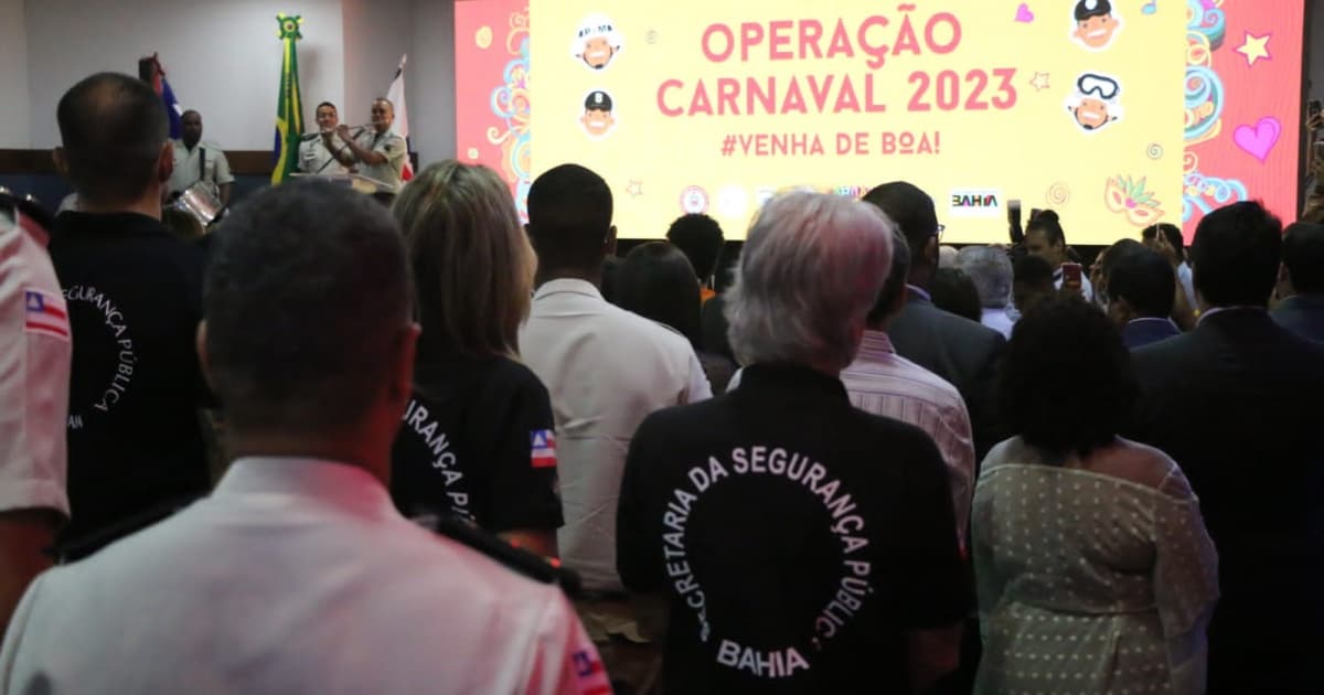 SSP-BA define esquema de segurança para o Carnaval 2023 com reconhecimento facial atuando 24h