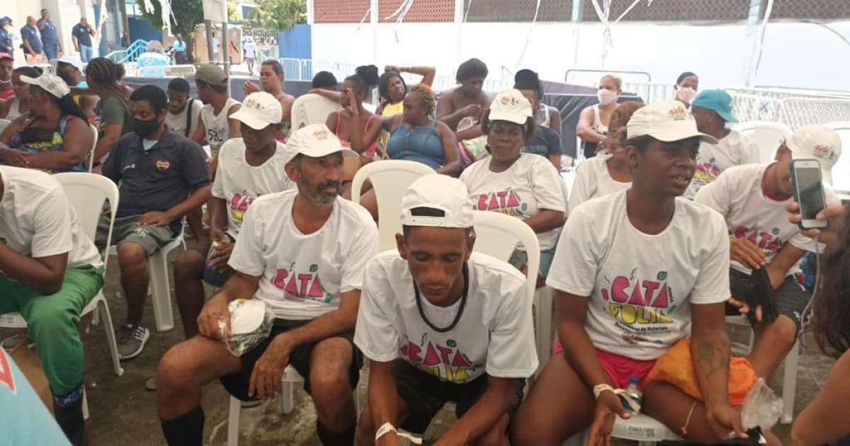 Secretaria tem espaços de apoio para catadores na região do Carnaval de Salvador