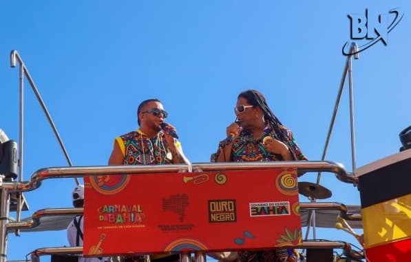 Com Lazinho e Lucas di Fioiri, Olodum abre segundo desfile de carnaval na Barra