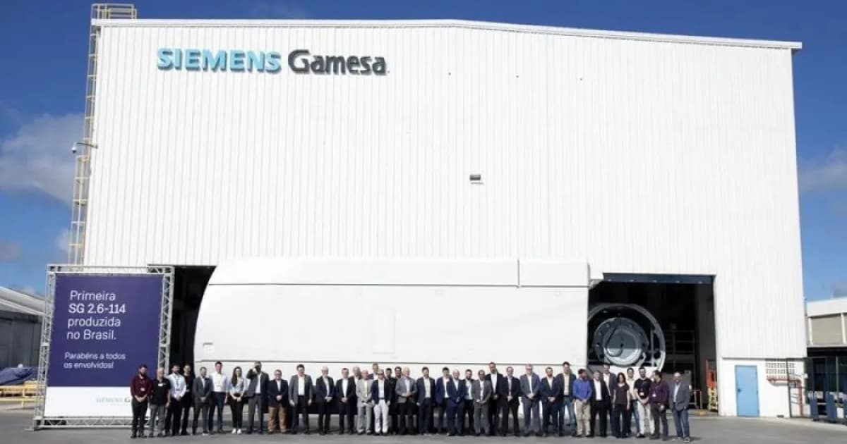 Siemens Gamesa anuncia suspensão de atividades da fábrica de Camaçari