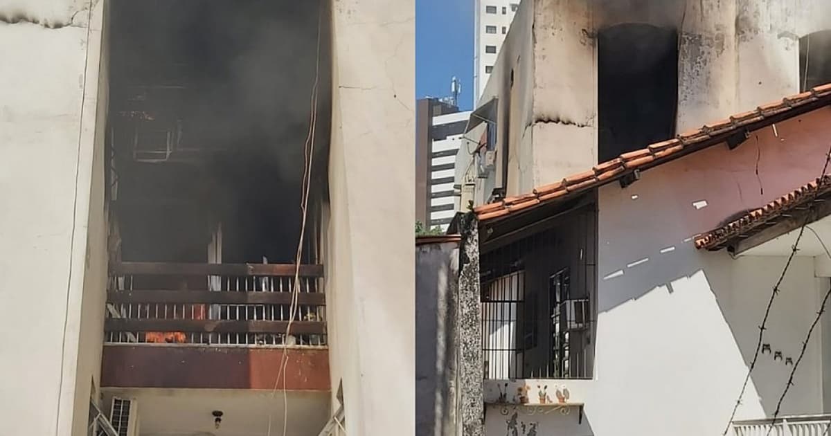 incêndio apartamentos Rua Bahia Pituba 