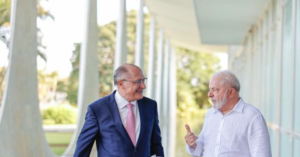 presidente Lula e Geraldo Alckmin no Alvorada 