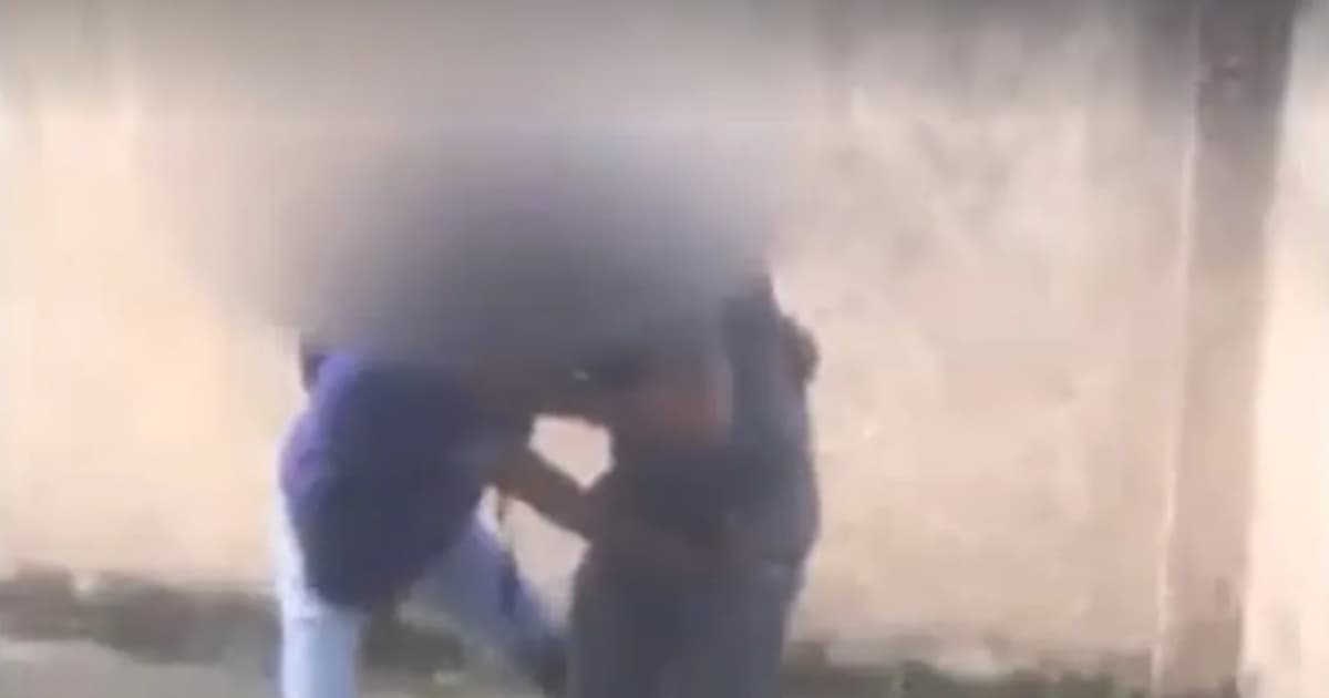 VÍDEO: Estudante é agredido por segurança em colégio no bairro do Bonfim, em Salvador