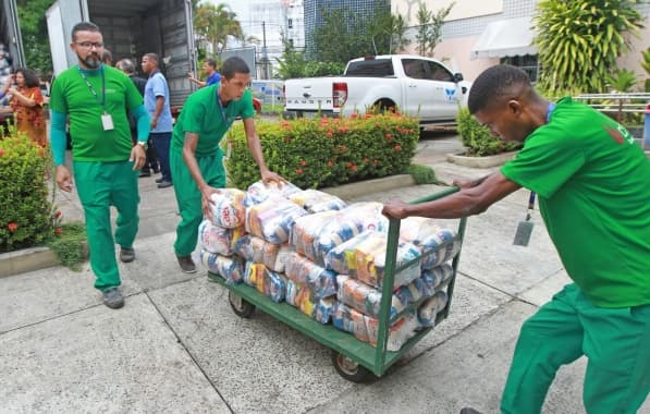 Final do Baianão terá pontos de arrecadação de alimentos do Bahia Sem Fome
