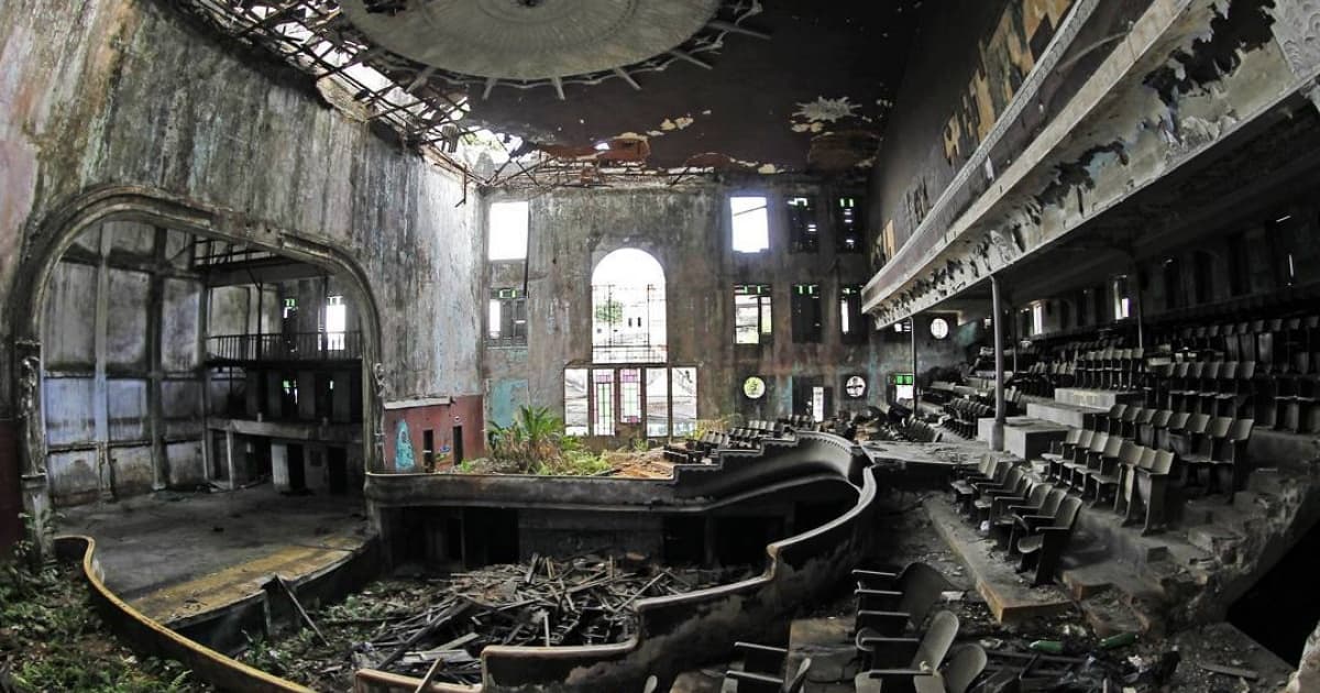 Sala do Cine-Teatro Jandaia, em Salvador