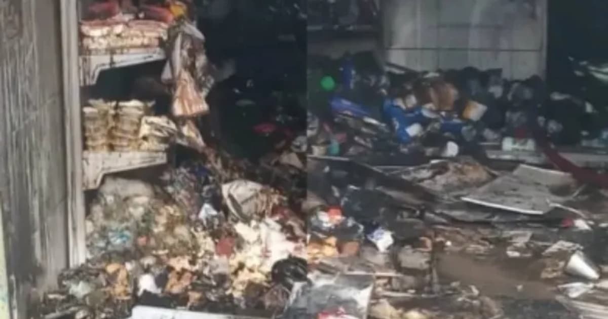 Incêndio atinge depósito de bebidas alcoólicas no bairro de Alto do Peru