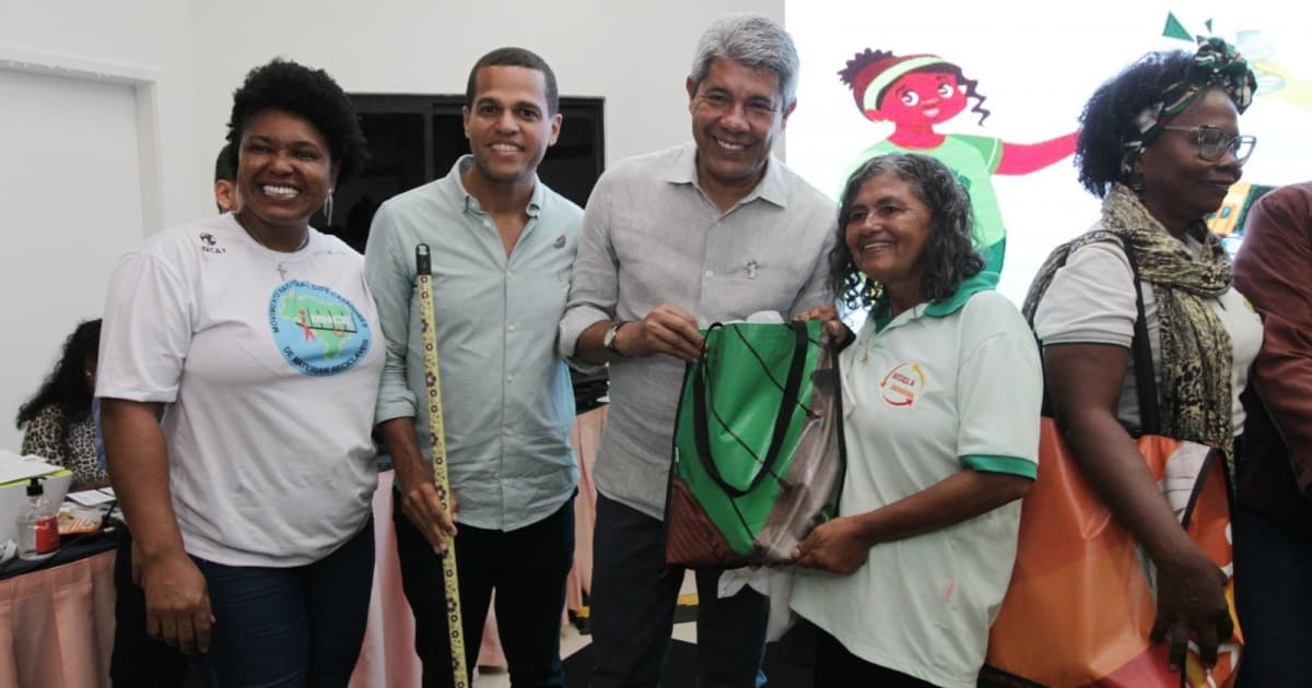 Governador Jerônimo Rodrigues em encontro com catadores