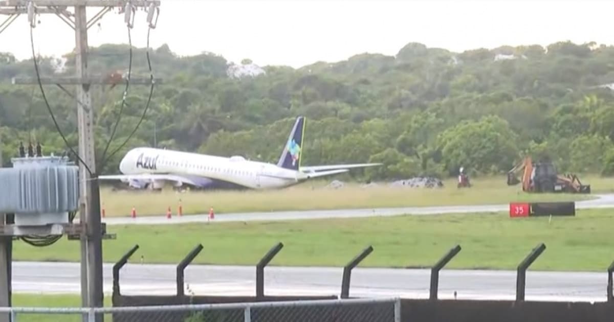 Avião fora da pista