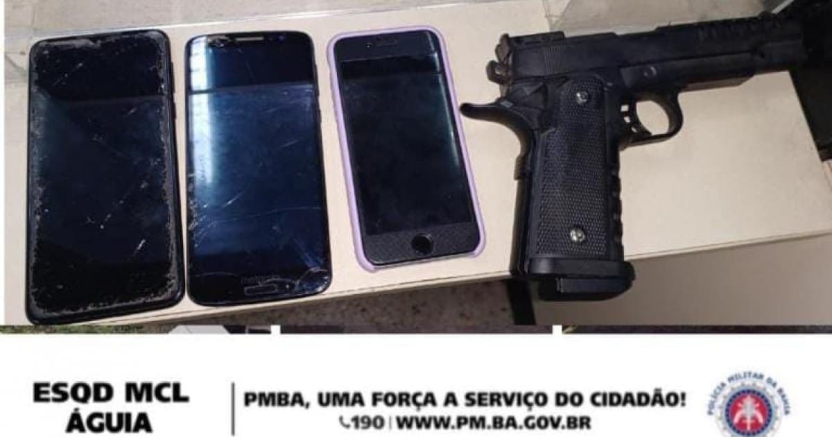 Armas falas apreendidas