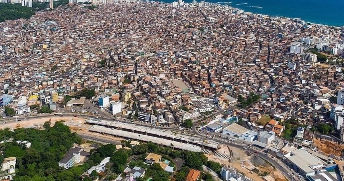 Foto aérea do Nordeste de Amaralina