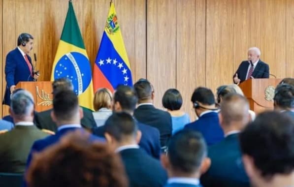 Lula recebe Maduro no Palácio do Planalto, critica Guaidó e lamenta preconceitos contra a Venezuela
