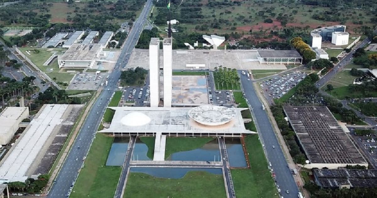 Vista aérea Praça dos Três Poderes