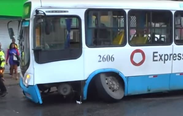 Ônibus quebrado na Avenida Suburbana deixa trânsito lento no sentido Centro